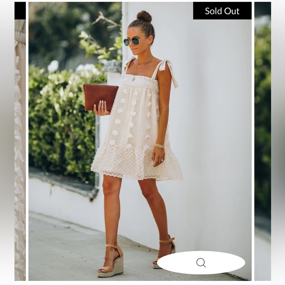 Vici prairie winds textured tie dress